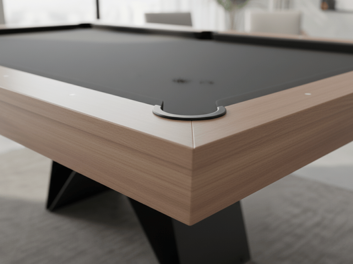 Table billard convertible en table à manger hêtre – Design 3 en 1